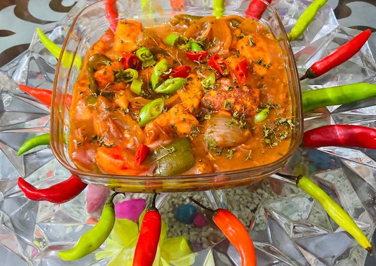 Recipe of Homemade Spicy Chilli Paneer