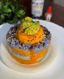 Avocado Mango Sushi Cake
