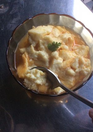 A picture of Homemade egg pudding.