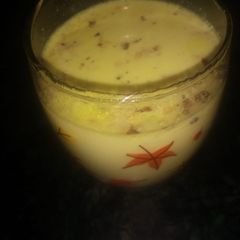 A picture of Besan milk.