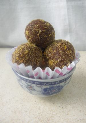 Una foto de Bombones de crema de menta