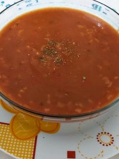Oregánós paradicsomleves betűtésztával 🍅🍅🍅 recept fotója