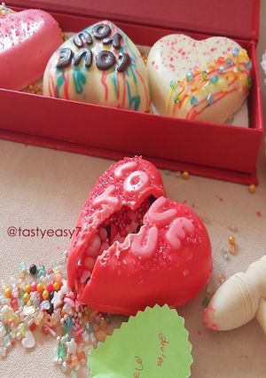 Foto resep Coklat Valentine Dengan Pesan Tersembunyi