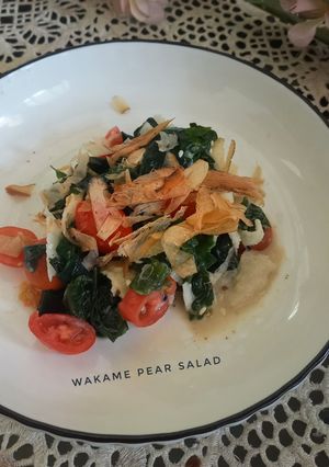 Foto resep Wakame Pear Salad