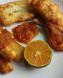 Filetes de tilapia con salsa agridulce