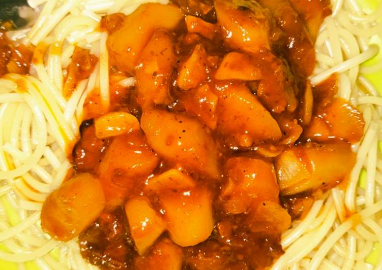 Spagetti Sosis Bolognase