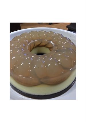 Foto resep Puding lapis biskuit