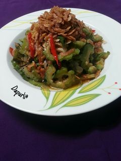 Foto resep Pare Tumis Udang Rebon