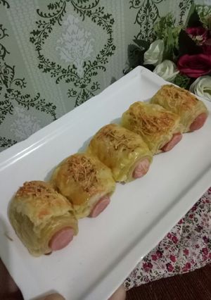 Foto resep Puff Pastry Sausage Rolls