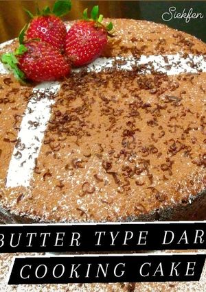Foto resep Butter Type Dark Cooking Cake