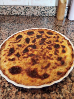 صورة لوصفة كراتان الشفلور والخضر والدجاج 😋😋😋