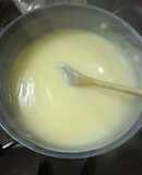 Crema casera de maizola, sabor vainilla