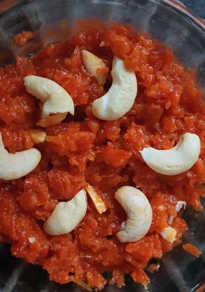 A picture of Gajar Halwa.