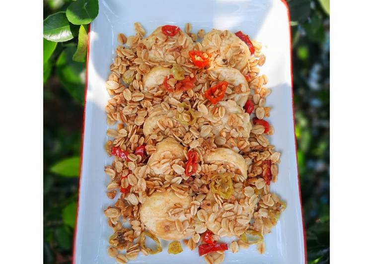 Resep Tofu Oats Cabe Garam Anti Gagal