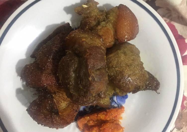 Cara memasak Kaki babi goreng non Halal, Anti Gagal