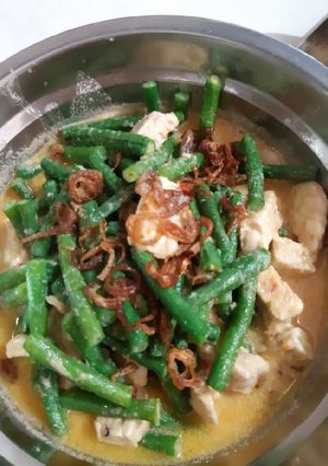 Foto resep Lodeh Kacang Panjang Tempe