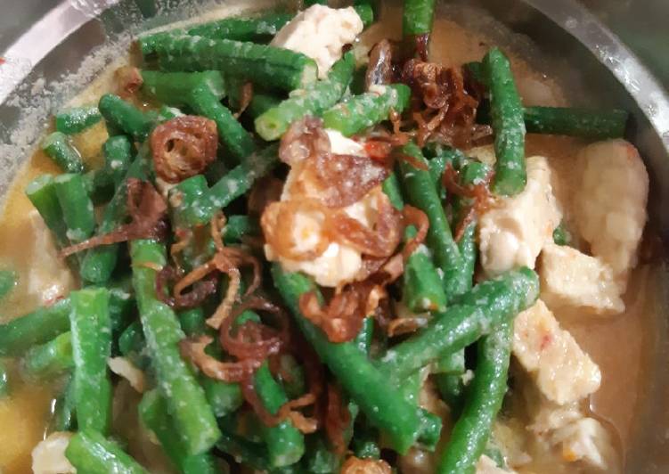 Lodeh Kacang Panjang Tempe