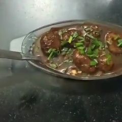 A picture of Veg Manchurian.