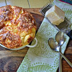 A picture of Julia Child’s Cheese Souffle.