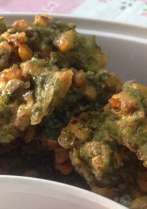 Foto resep Bakwan bayam jagung simple