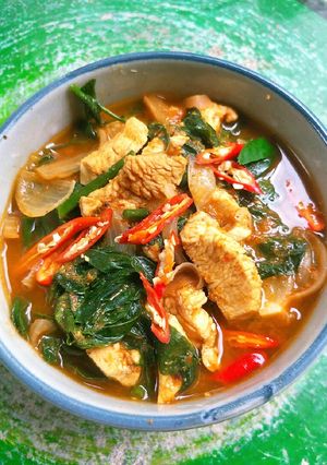 รูปของ แกงผักหวานอกไก่ (คลีน)