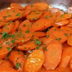 A picture of Glazed carrots.