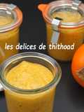 Flan de kakis à la noisette