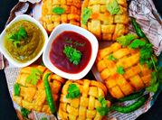 A picture of samosa spices