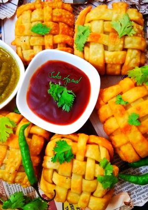 मैट चटाई समोसा (mat chatai samosa recipe in Hindi) रेसिपी मुख्य फोटो