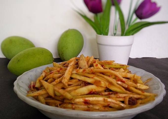 Resep Sambel Pencit (Sambel Mangga Muda), Bisa Manjain Lidah