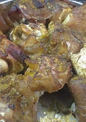 صورة لوصفة صينية كوارع في الفرن 😋