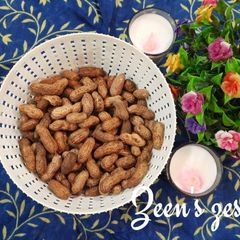 A picture of Oven Roasted Fresh Groundnut Shells.