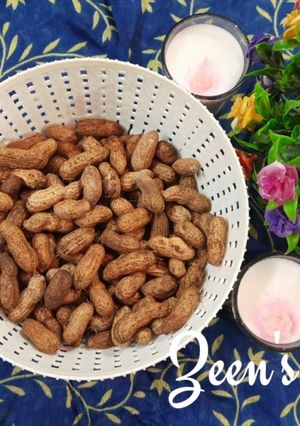 A picture of Oven Roasted Fresh Groundnut Shells.