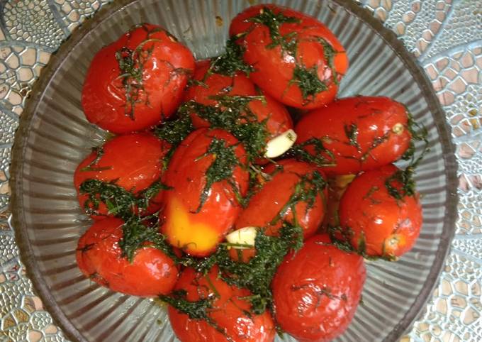 Малосольные  помидоры