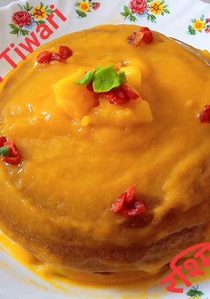 मैंगो केक (mango cake recepie in hindi) रेसिपी मुख्य फोटो