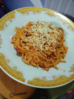 Foto resep Mie lidi saos bolognese