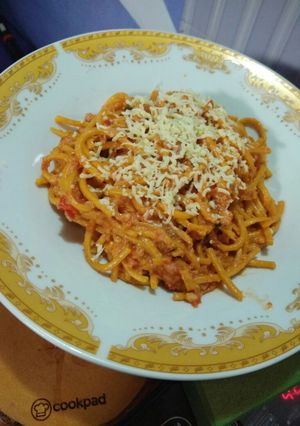 Foto resep Mie lidi saos bolognese