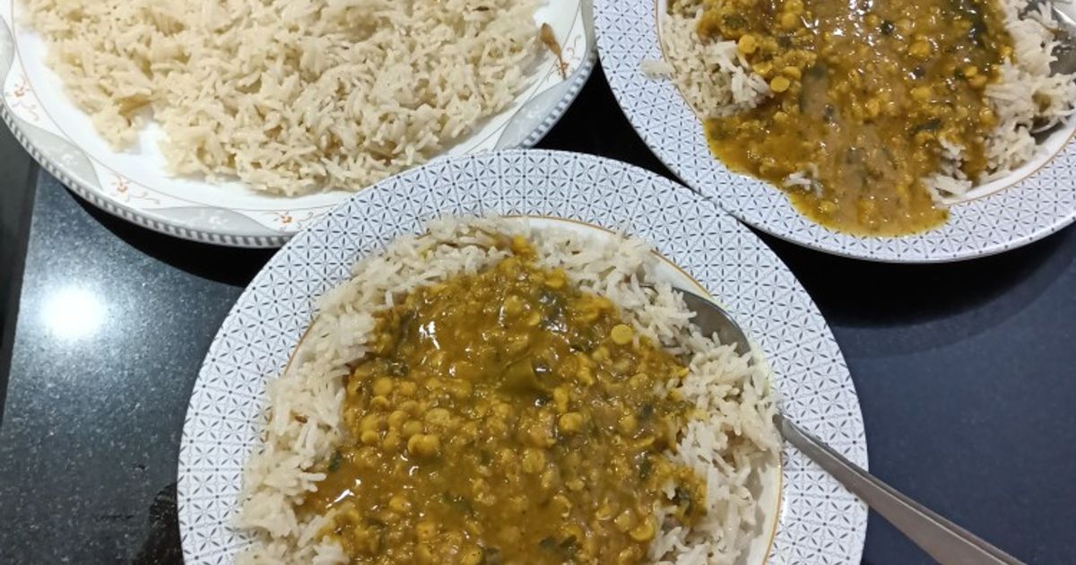 Fried Rice 🍚 With Daal Recipe by Bint e YasirMir - Cookpad