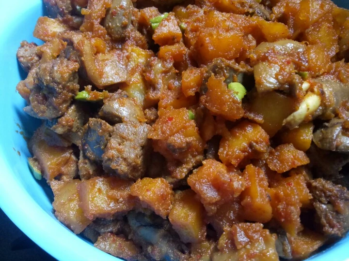 Cara Mudah Membuat Resep Sambel goreng kentang ati ayam pete yang Sempurna Anti Ribet, Menggugah Selera