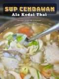 Sup Cendawan Ala Kedai Thai