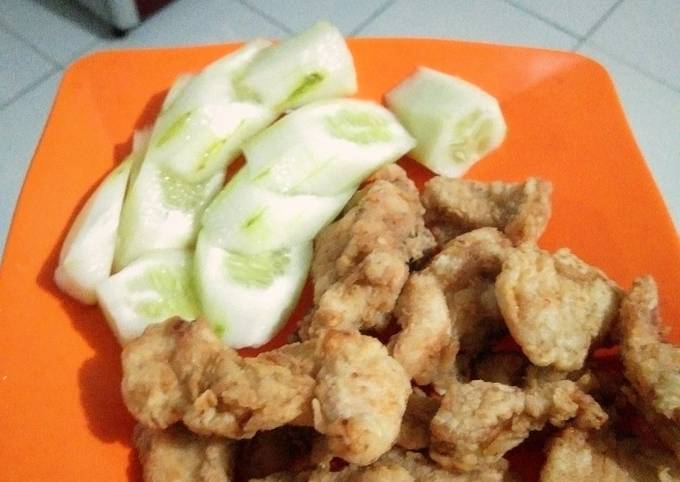 Ayam fillet goreng tepung