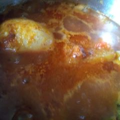 A picture of Egg curry.