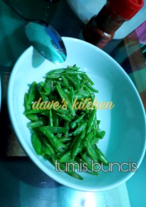 Foto resep Nasi kuning ambon - the series - tumis buncis