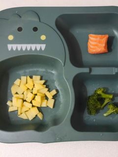 Foto resep MPASI 6m+ Salmon Brokoli