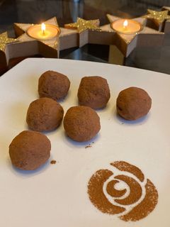 Narancsos-csoki trüffel recept fotója