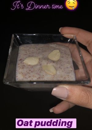 صورة لوصفة بودينغ الشوفان Oat pudding