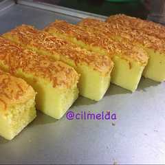 A picture of Condensed milk cotton cake.