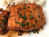 Salmón en salsa de soya
