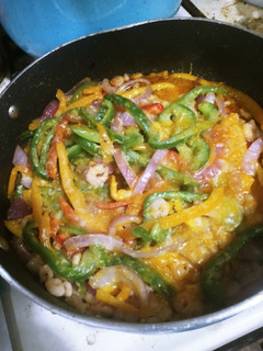 A picture of Low Carb Shrimp Fajita Skillet.