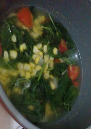 Foto resep Sayur bayem jagung
